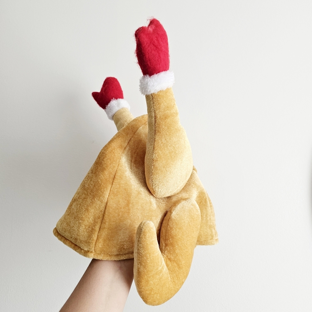 🎉 Funny Plush Turkey Hat Thanksgiving Costume Santa Legs Target 2020 - Picture 7 of 11